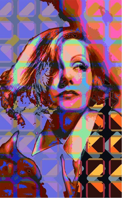 Greta Garbo by Scott J. Davis